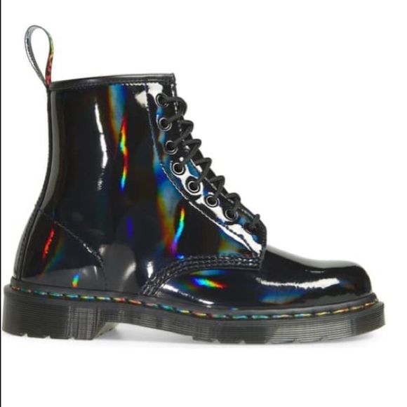 doc martens rainbow iridescent
